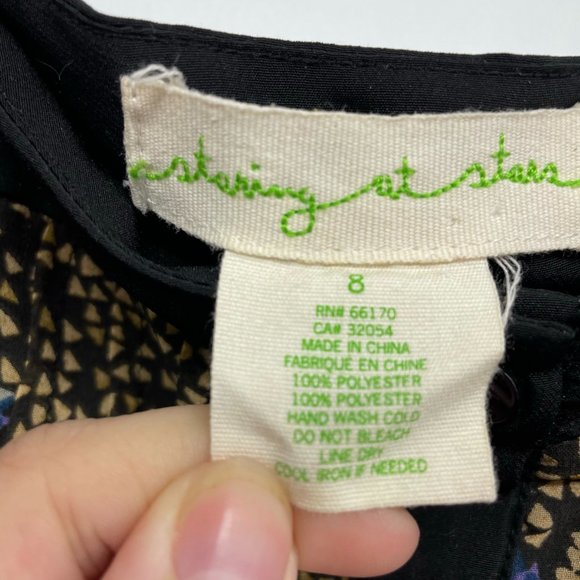 Anthropologie Staring at Stars print chiffon - Picture 7 of 15